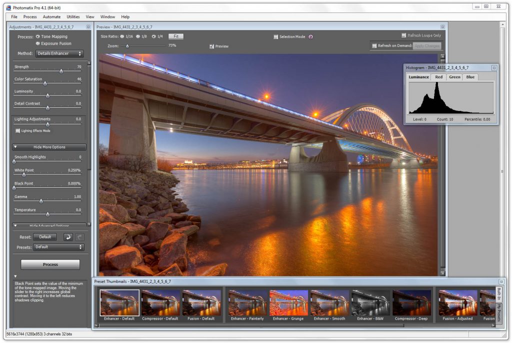 tutorial-photomatix default