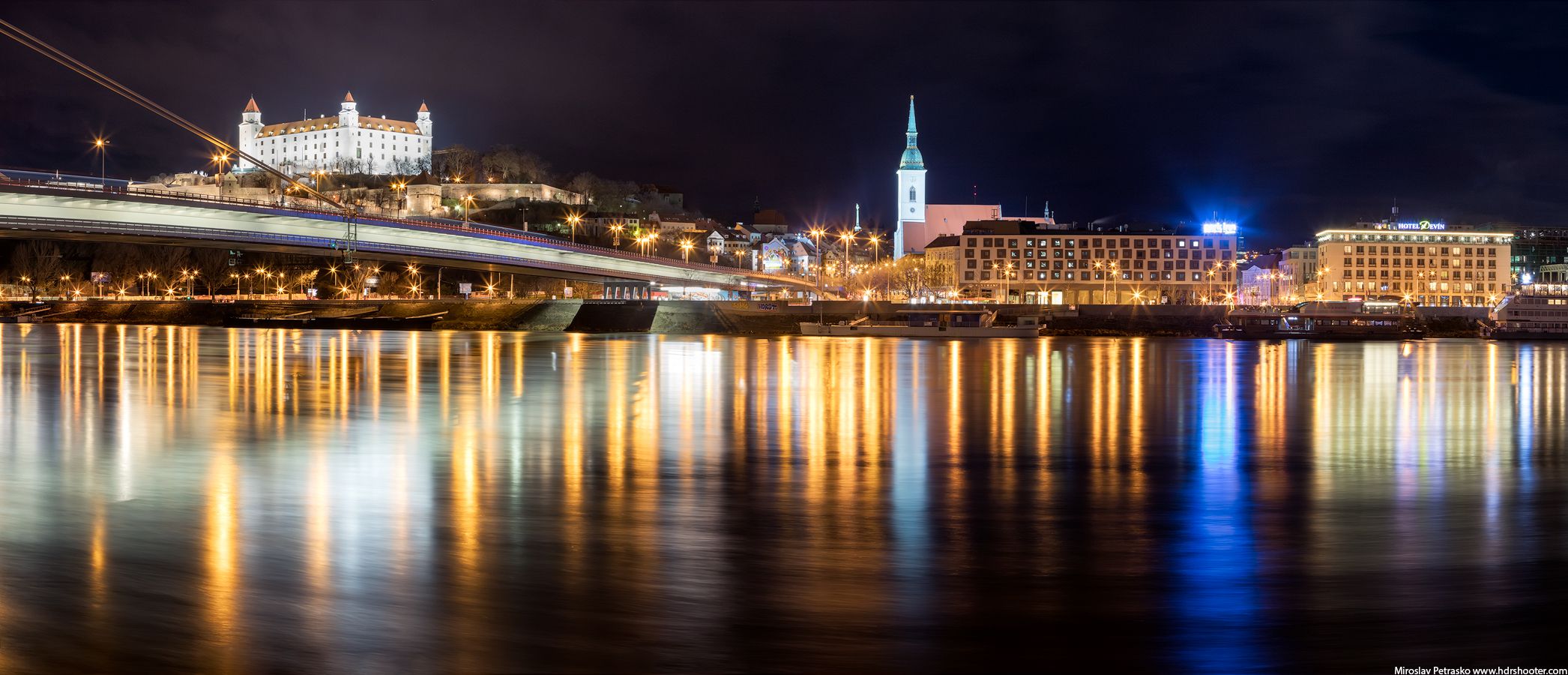 Night in the city, Bratislava, Slovakia HDRshooter