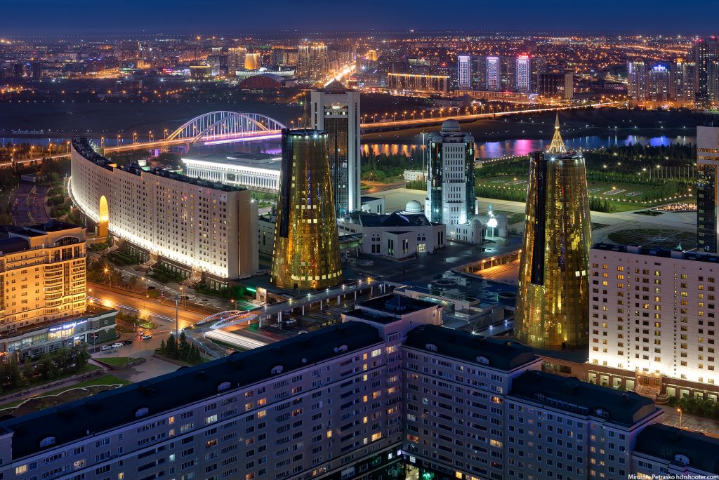 Evening Astana, Kazakhstan - HDRshooter