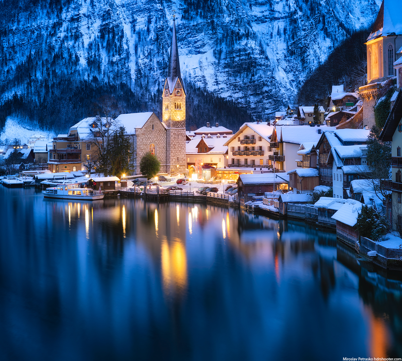 The Beauty Of Winter Hallstatt Austria HDRshooter The Beauty Of Winter Hallstatt Austria HDRshooter